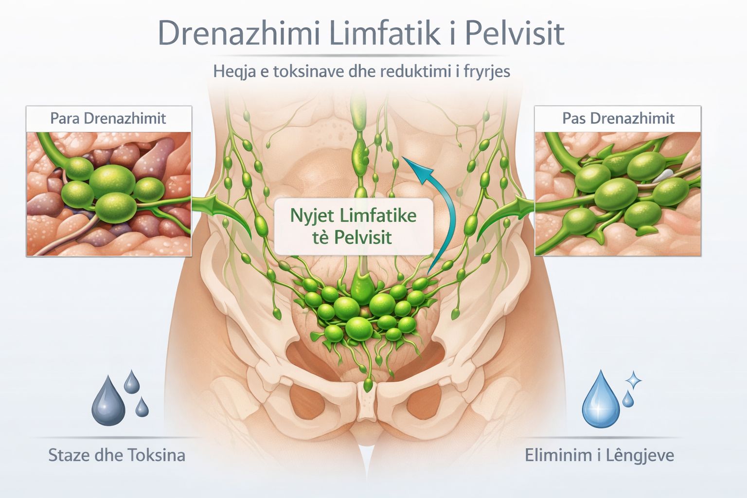 Pelvic lymphatic drainage diagram